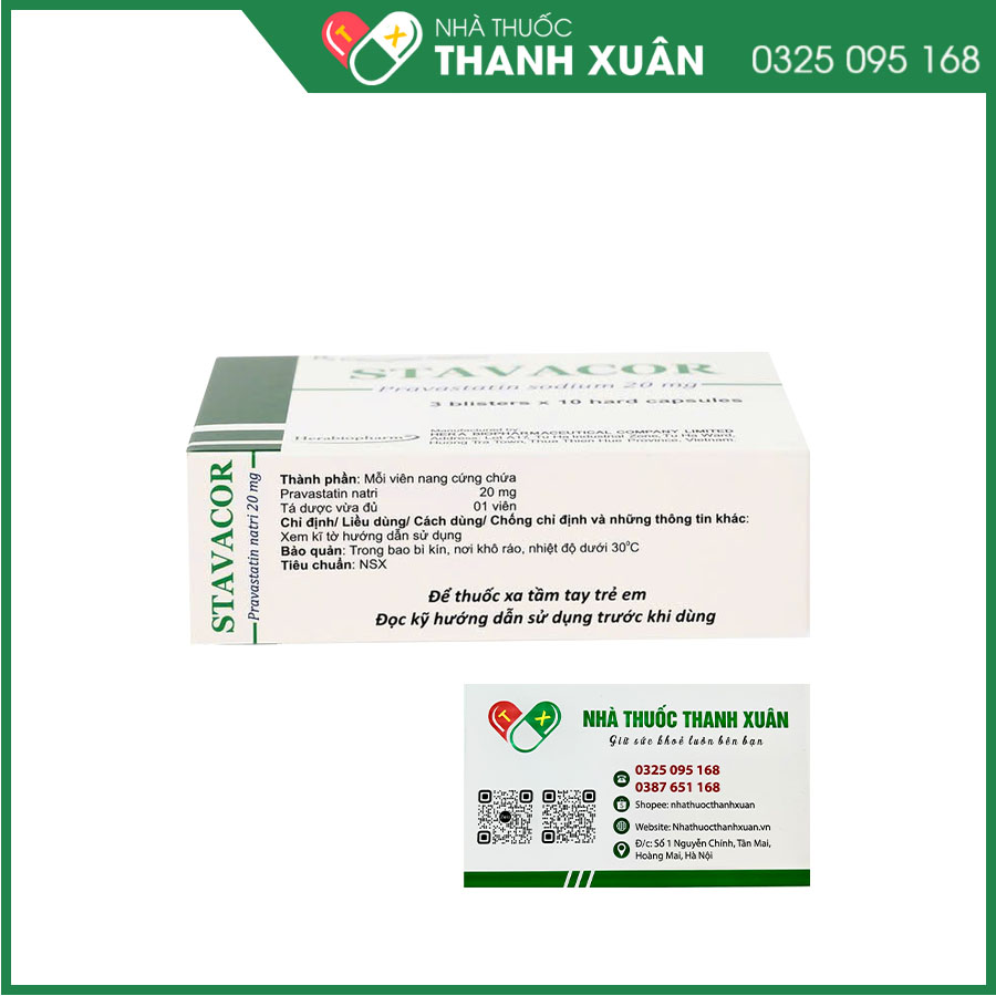 Stavacor điều trị tăng Cholesterol máu, dự phòng nhồi máu cơ tim, dự phòng giảm tăng lipid máu ở bệnh nhân đang sử dụng thuốc ức chế miễn dịch sau ghép cơ quan